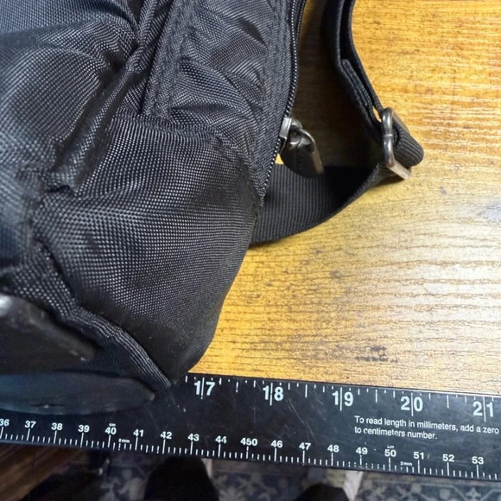 Kensington Ballistic Nylon Black‎ Laptop Briefcase Messenger Bag Large Mens